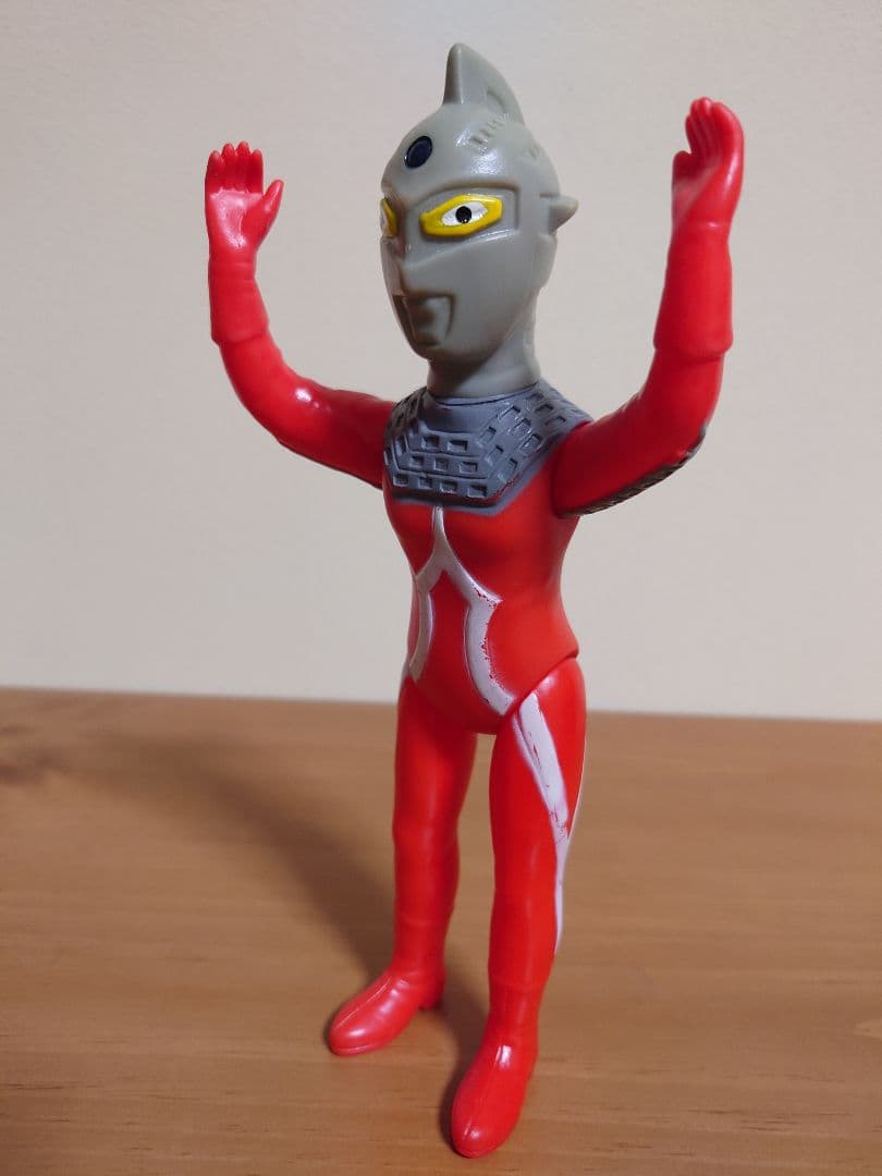 【当時もの】ブルマァク　ソフビ　ウルトラセブン　２３cm　難あり