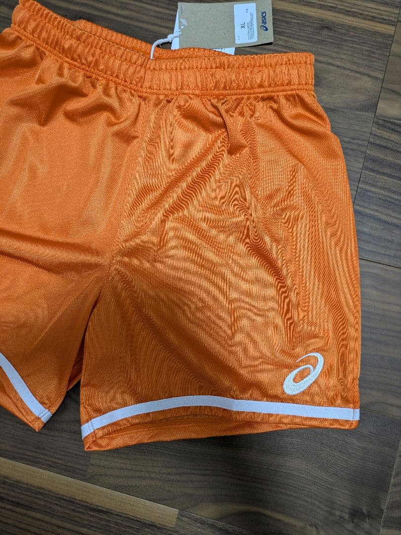 ☆オレンジ　ASICS　アシックス　バレーボール　ゲームパンツ　パンツ