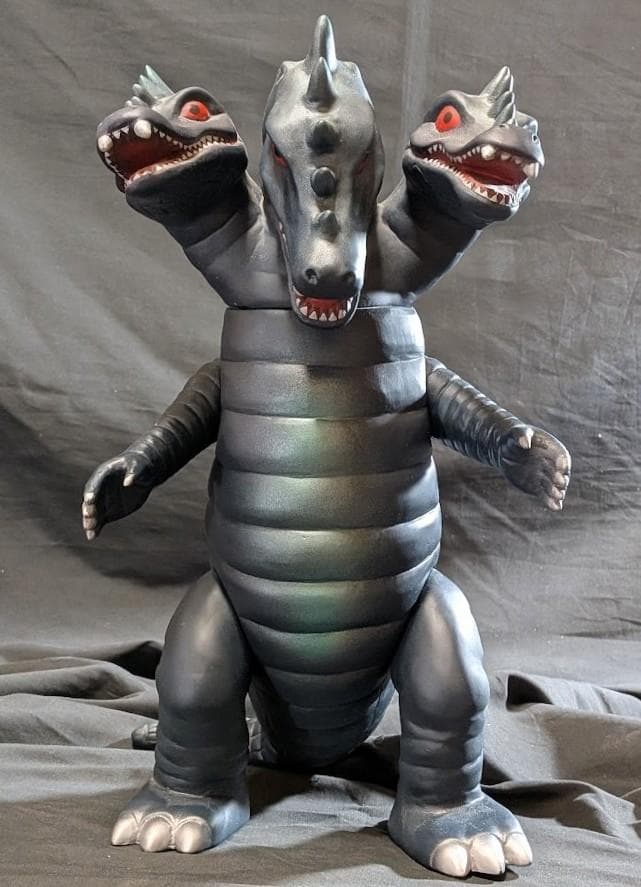 ジャイアント 三つ首竜「スペクトルマン」登場怪獣（マスダヤ復刻）ソフビ