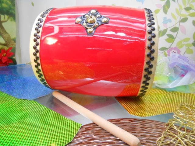 個数限定　新品未使用(送料無料)14.000円　エイサー用小太鼓14cm撥付き