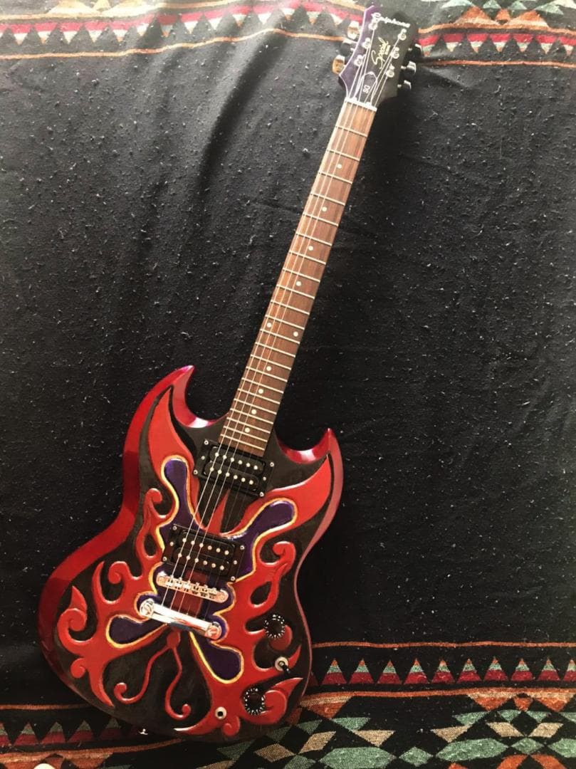 【完売しました】Epiphone SG special 彫刻加工済！