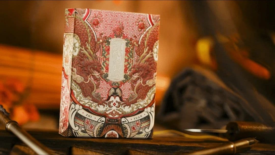 ARK　アーク　紙鴛　中国風デザイン トランプカード　限定品　スタンド付き