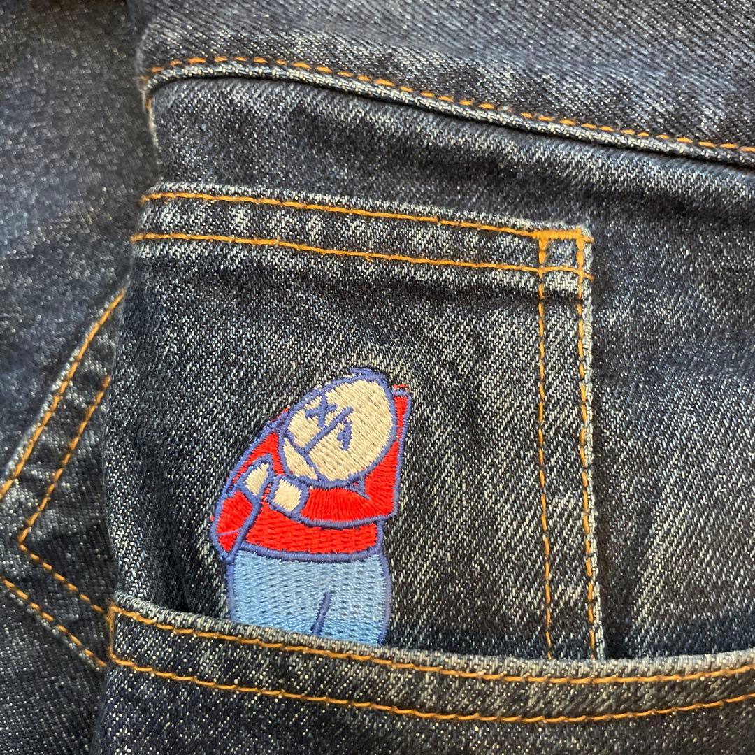 ￼polar skate big boy M　旧ロゴ　バギーデニム　テーパード