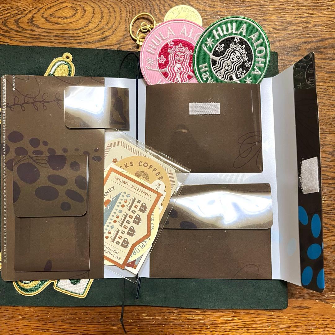 トラベラーズノートスターバックスロースタリーレギュラーサイズブルーUSED、他…