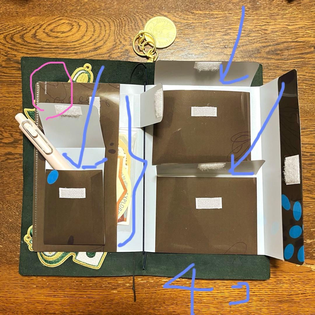 トラベラーズノートスターバックスロースタリーレギュラーサイズブルーUSED、他…