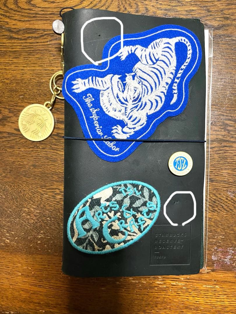 トラベラーズノートスターバックスロースタリーレギュラーサイズブルーUSED、他…