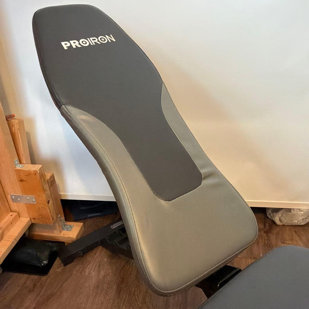 PROIRON トレーニングベンチ 背もたれ調整可能