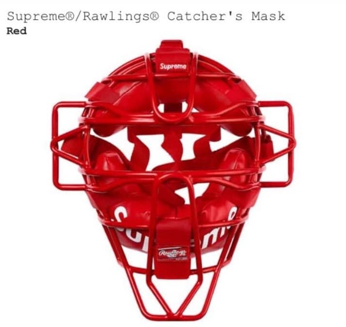 防具 Supreme 18ss Rawlings Catcher's Mask