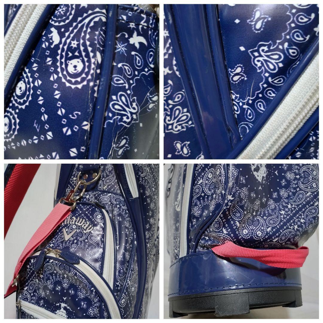 Callaway　キャディバック　ゴルフバッグ　キャロウェイ　ペイズリー柄