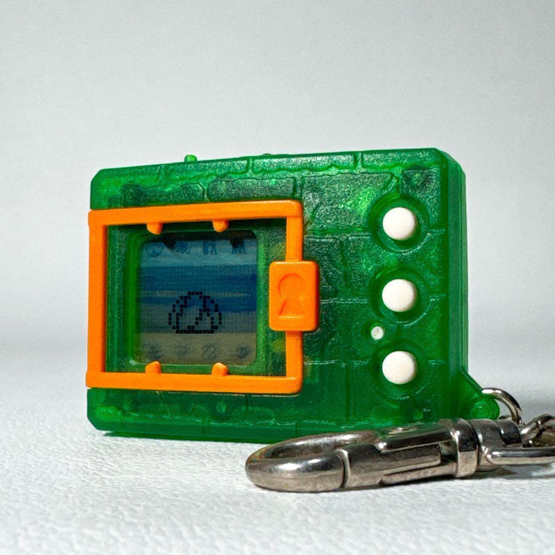 【美品 当時物】デジタルモンスター Ver.5 クリアグリーン 初代 デジモン