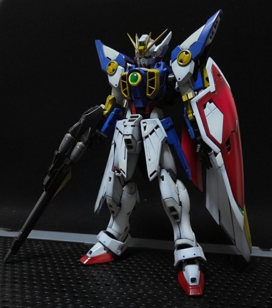 【全塗装】RG ウィングガンダムゼロ つや消し ガンプラ 完成品