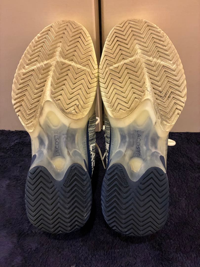 LACOSTE AGLT23 ULTRA テニスシューズ 黄色27 YONEX