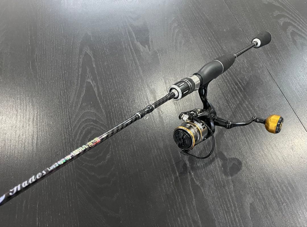 アジング釣りセット2ピースロッド（198㌢）&リール・ダイワ月下美人ワーム8点付