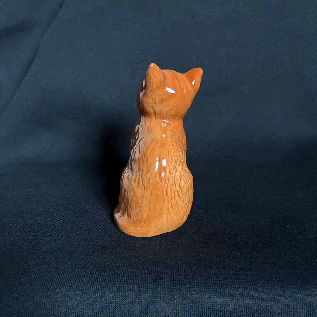 vintage   ロイヤルドルトン 陶器製 猫の置物