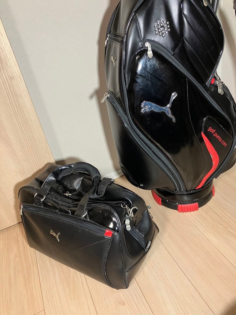 Puma キャディバッグ ブラック/レッド