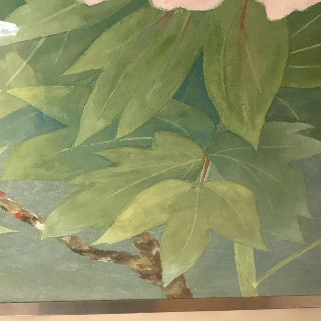 絵画　牡丹　　⚠️素人画