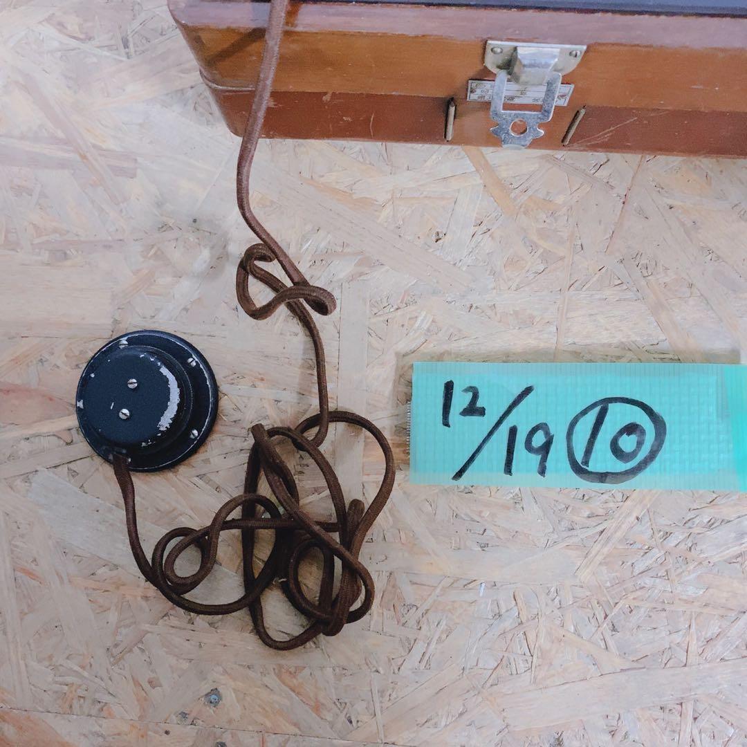 昭和アンティーク★接地抵抗測定器 アーステスター 木箱 現状渡し