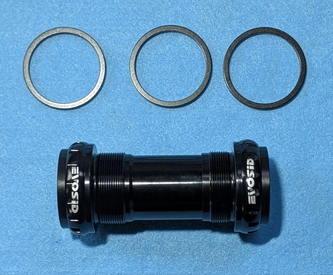 (BB付属)EVOSID cyber クランクアームセット ブラック 170mm