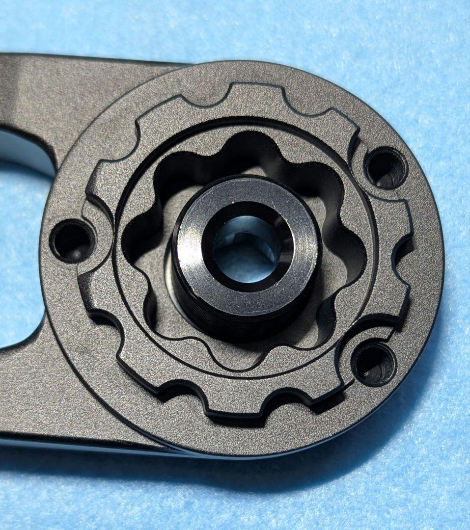 (BB付属)EVOSID cyber クランクアームセット ブラック 170mm