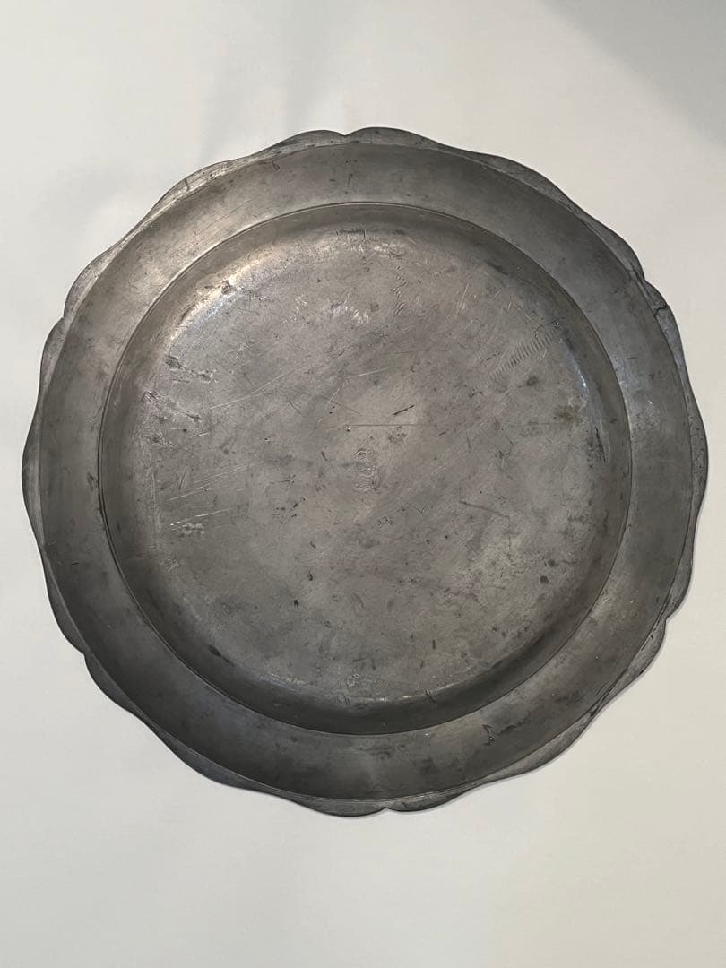 希少品　アンティーク ピューター大皿　hpdeco アシュペー　アスティエ