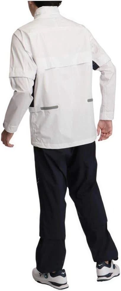 【ミズノ】【Mizuno】高機能ゴルフ用レインウェア　※未使用、キャップ付き