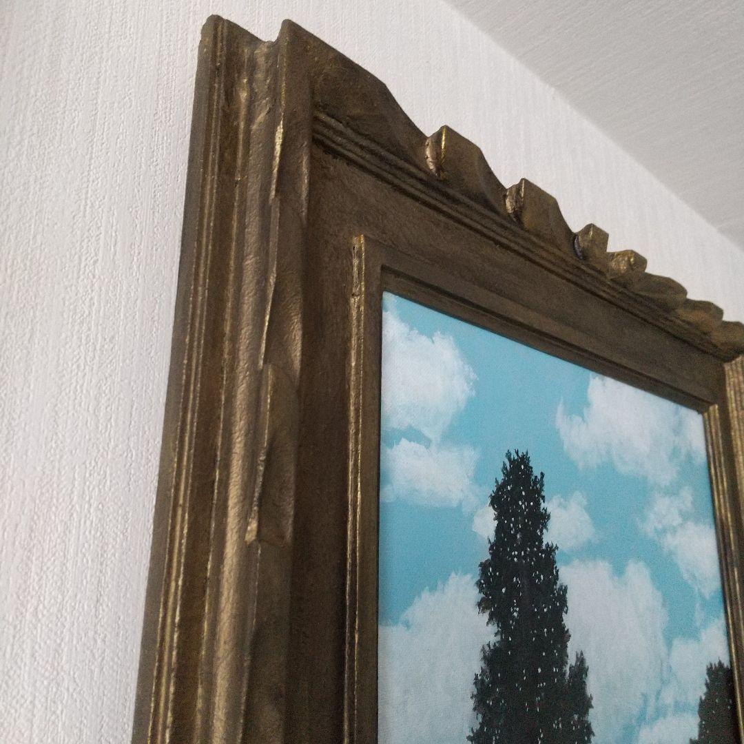 油絵 マグリット 光の帝国 模写 8号 F8 油彩画