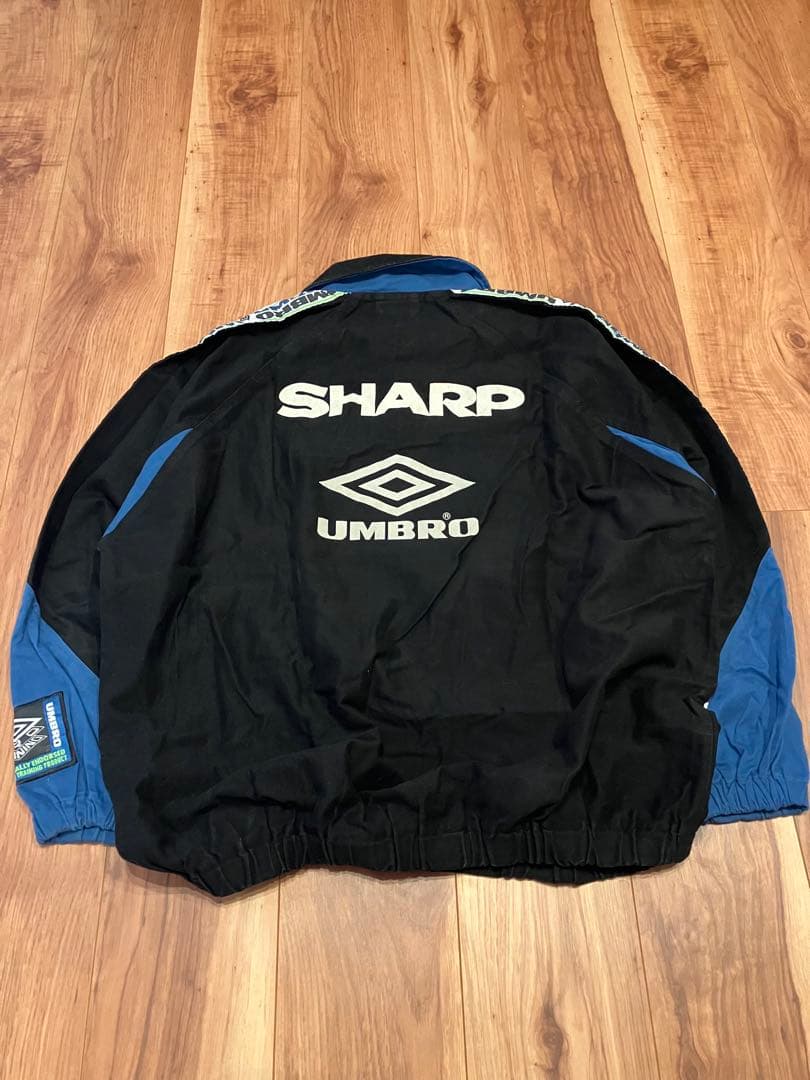 マンチェスターユナイテッド　ビンテージドリルトップ SHARPロゴ 黒