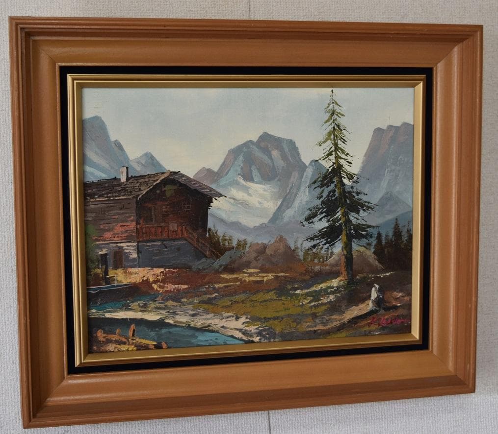 20世紀日本の画家＊創元会会長・日展評議員　工藤和夫　筆　油彩画