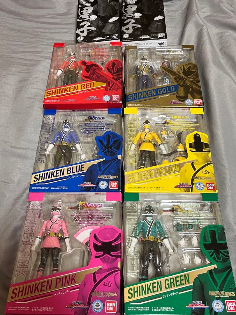 s.h.figuarts 侍戦隊　シンケンジャー　フィギュアーツ　8体セット