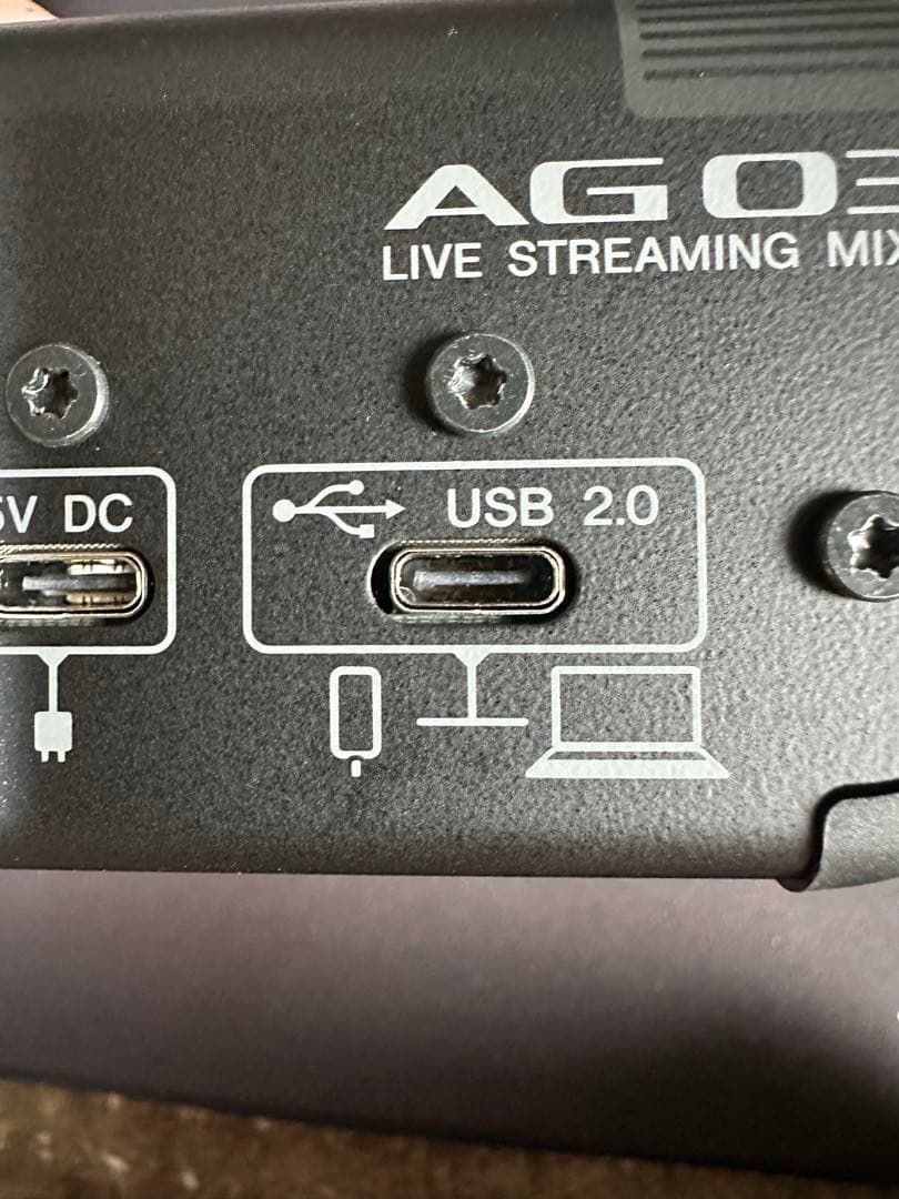 YAMAHA AG03 MK2 ライブストリーミングミキサー ブラック