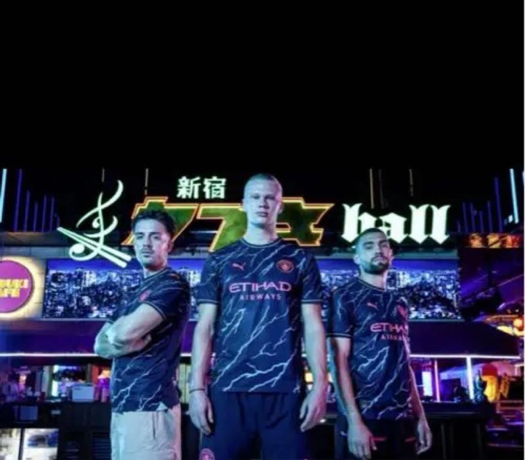 マンチェスターシティ3rdユニホーム　BlackEyePatch コラボ