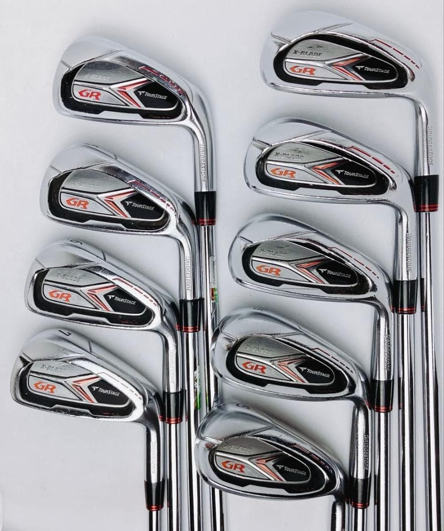 ブリヂストン ツアーステージ GR アイアンセット ゴルフクラブ 9本