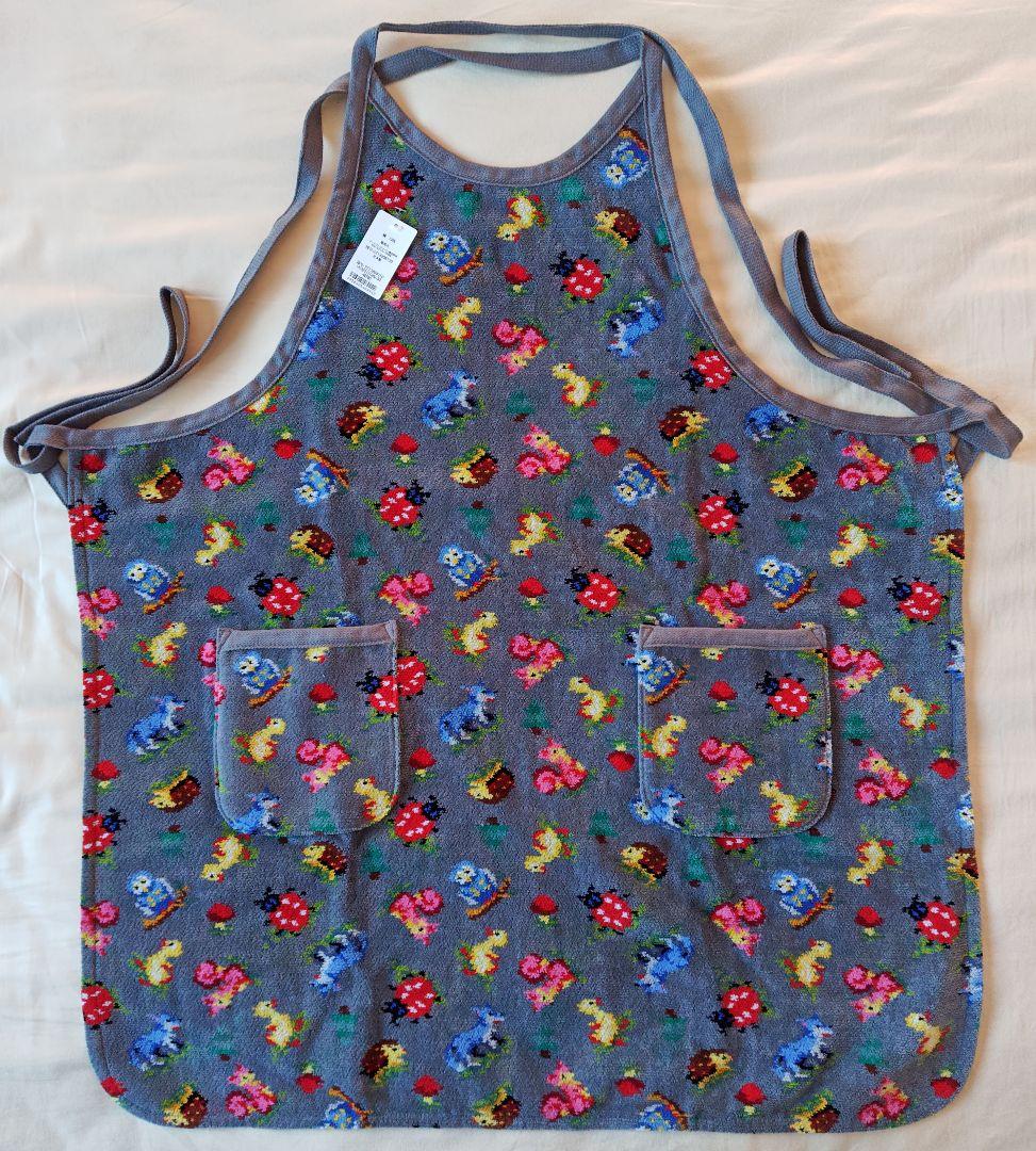 【新品未使用】ハイジフレンズフォレスト グレー エプロン