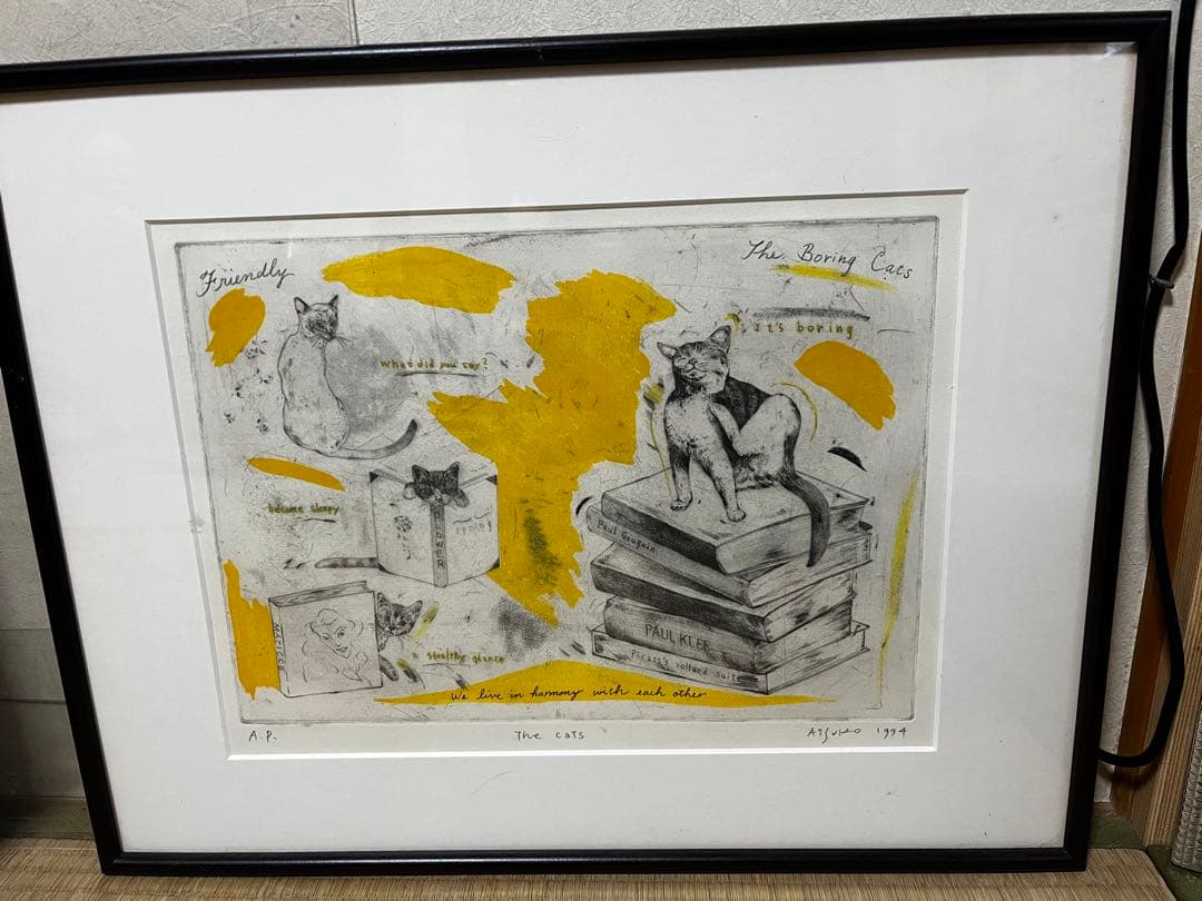 絵画　【壁掛け　Atukoさん】　THE cats