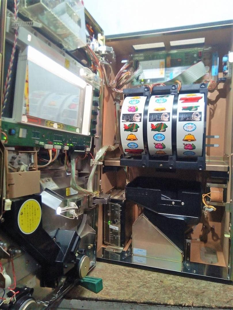 【パチスロ実機】ロデオ★スロッター金太郎RX【フルオートプレイ付不要機付】