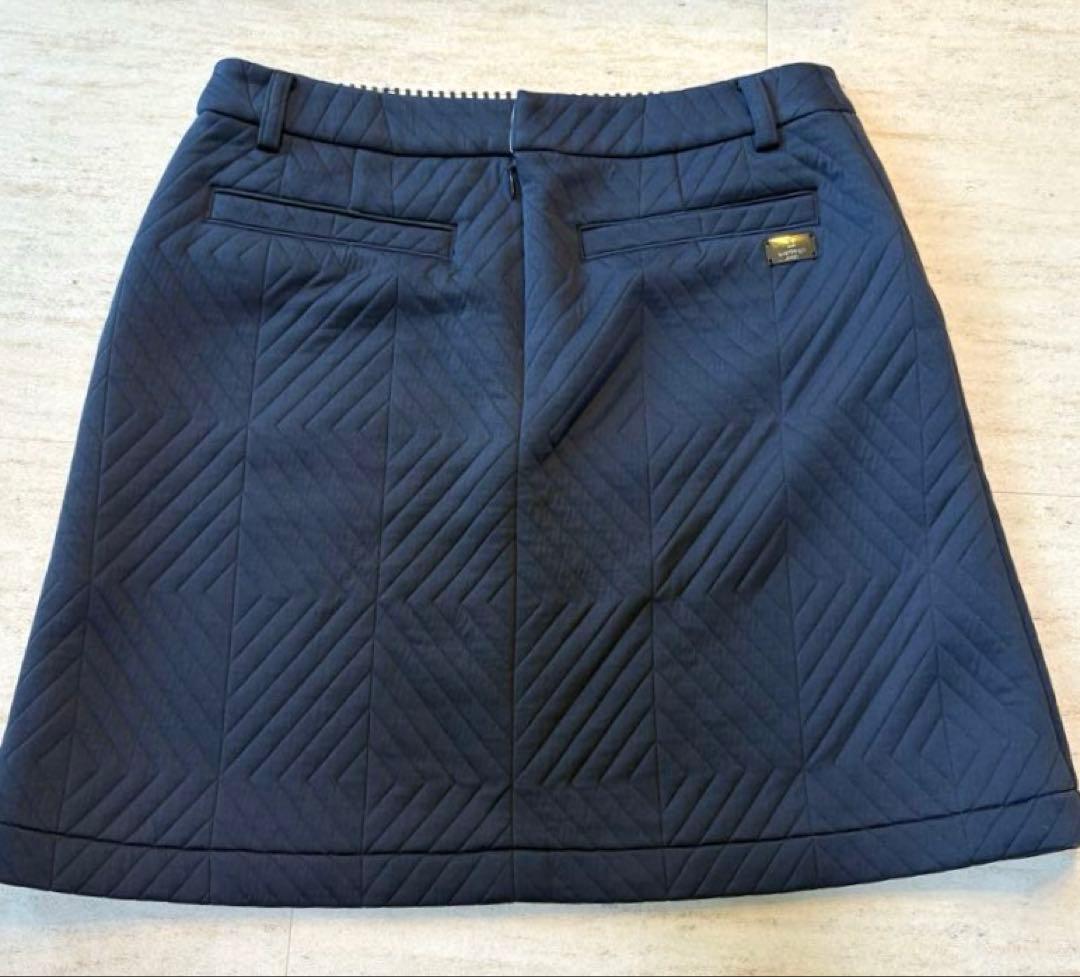 未使用品⭐︎LANVIN SPORT ネイビー キルティング　スカート　紺　M