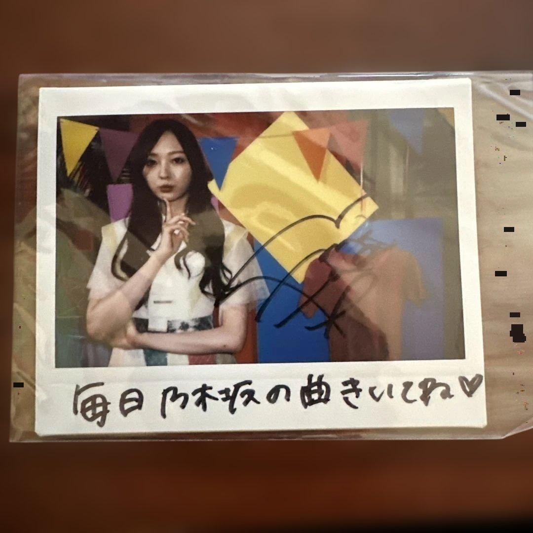 サイン入りポラロイド写真