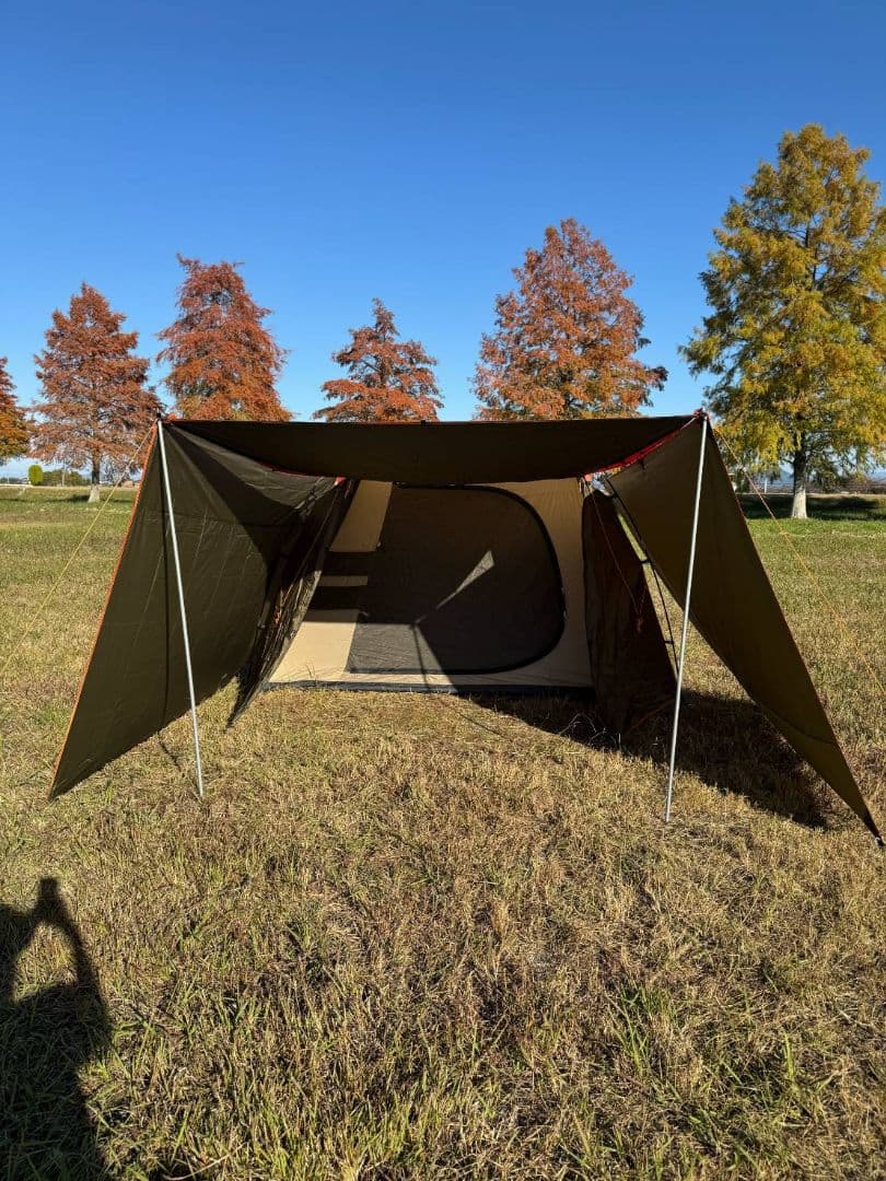 【専用】ビッグベアー/ワンタッチテントタープシート2枚付き