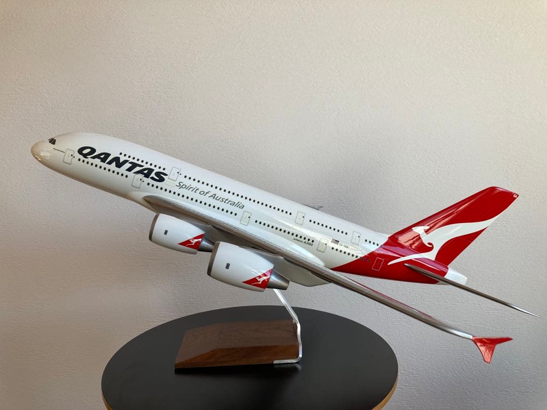 【超レア】 PACMIN カンタス航空A380 1/100デスクトップモデル