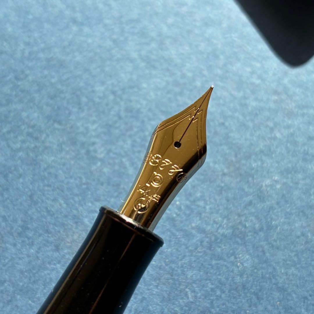 プラチナ　#3776 マーブルエボナイト　ジュピター　万年筆