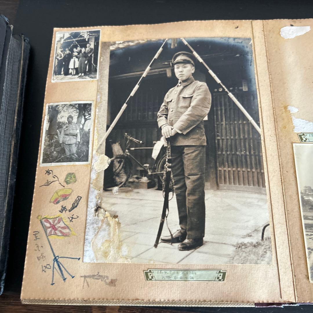 旧日本軍　古写真　奉天陸軍病院・ 台湾高尾　人物像・兵隊さん等　2冊