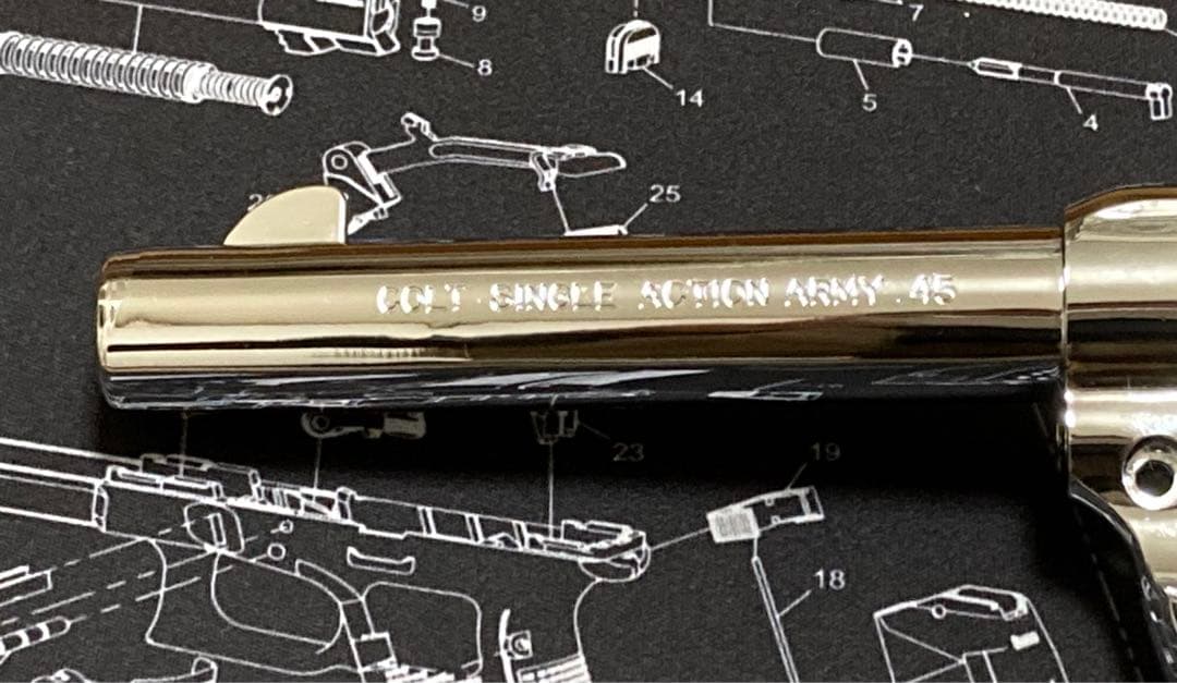 新品 未使用 ハートフォード SAA 用 シルバー シビリアン バレル フレーム