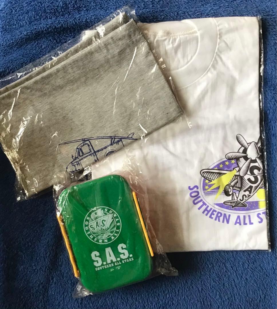 新品★サザンオールスターズ Tシャツ1988＋ランチBOX＋稲村巾着 当時物