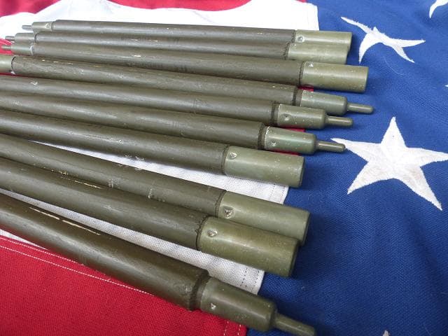 1968” 米軍実物 ナム戦 デッド!　テントポール　10本セット 軍幕