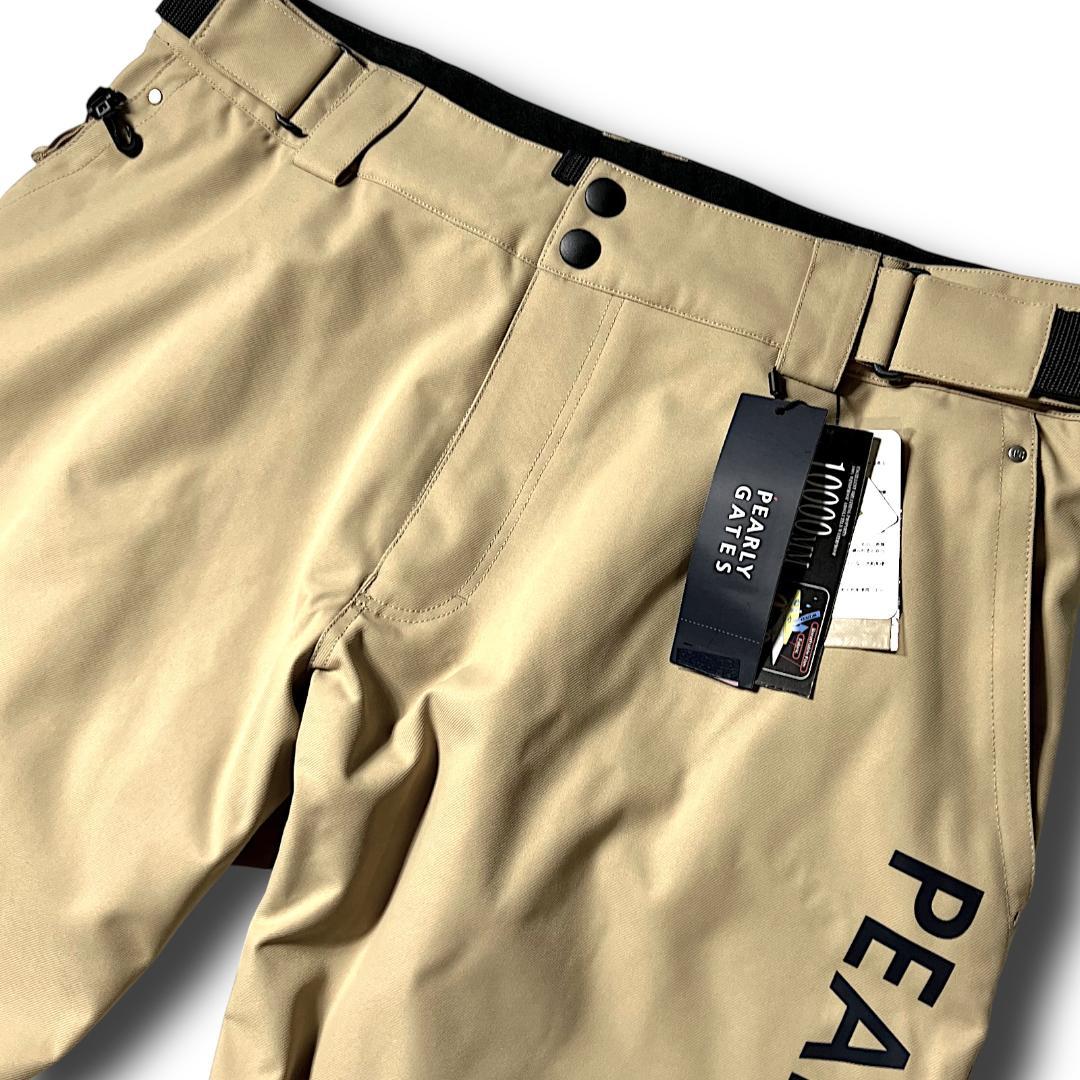 パーリーゲイツ 定3.9万 防汚防水防風 ストレッチ スノーウェア M ベージュ