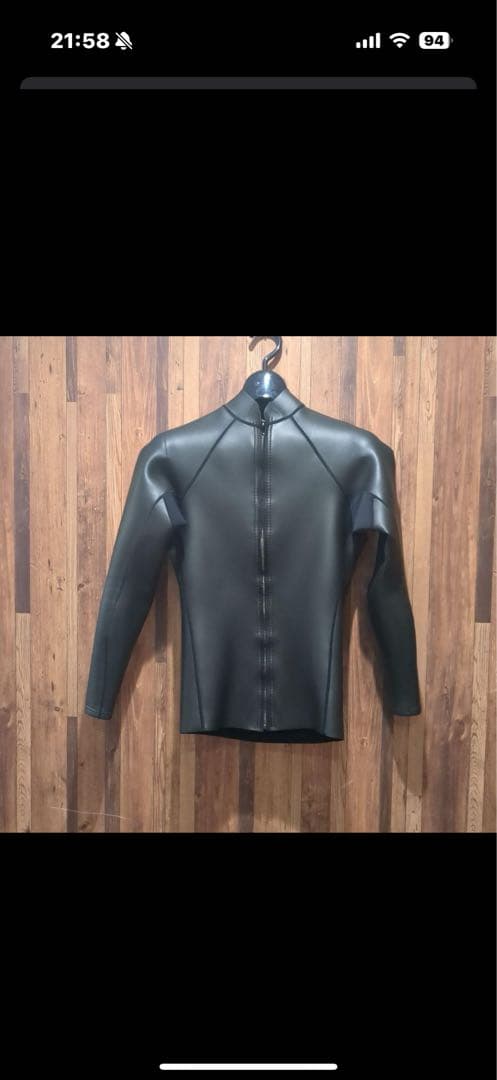 ブラック　フロントジッパー　タッパー　ウェットスーツ　2ミリオール　日本製