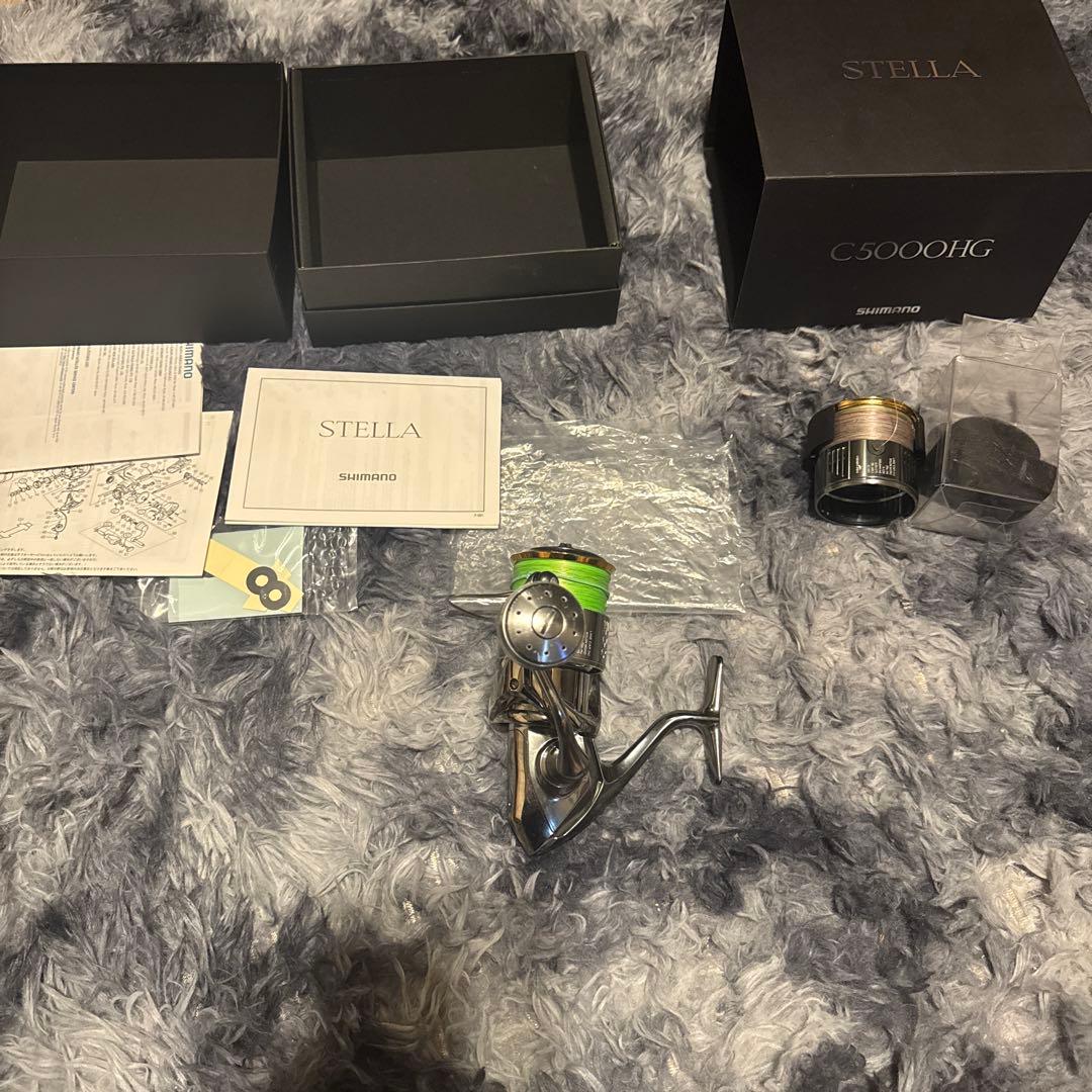 シマノ　18ステラc5000HG & 予備スプール