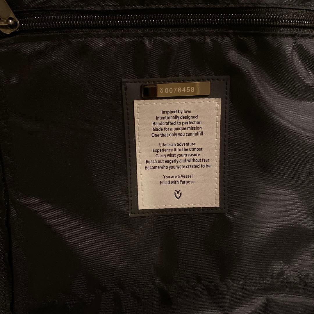 Vessel ブラック キャディバッグ