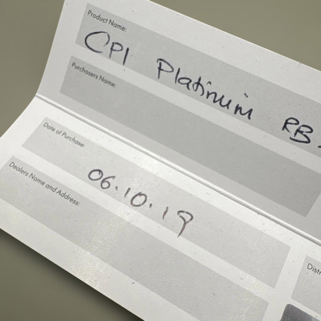 【廃盤レア】LAMY CP1 PLATINUM COATED ローラーボール