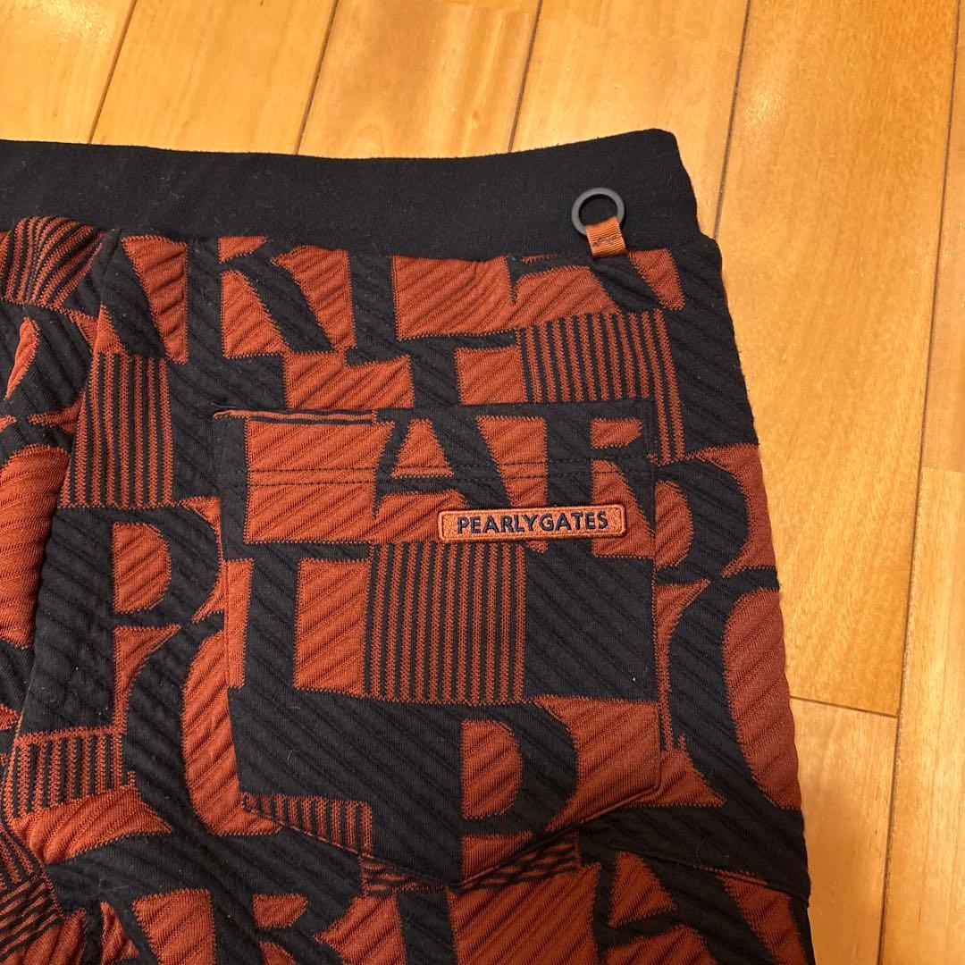 PEARLY GATES ロゴパターン ジョガーパンツ